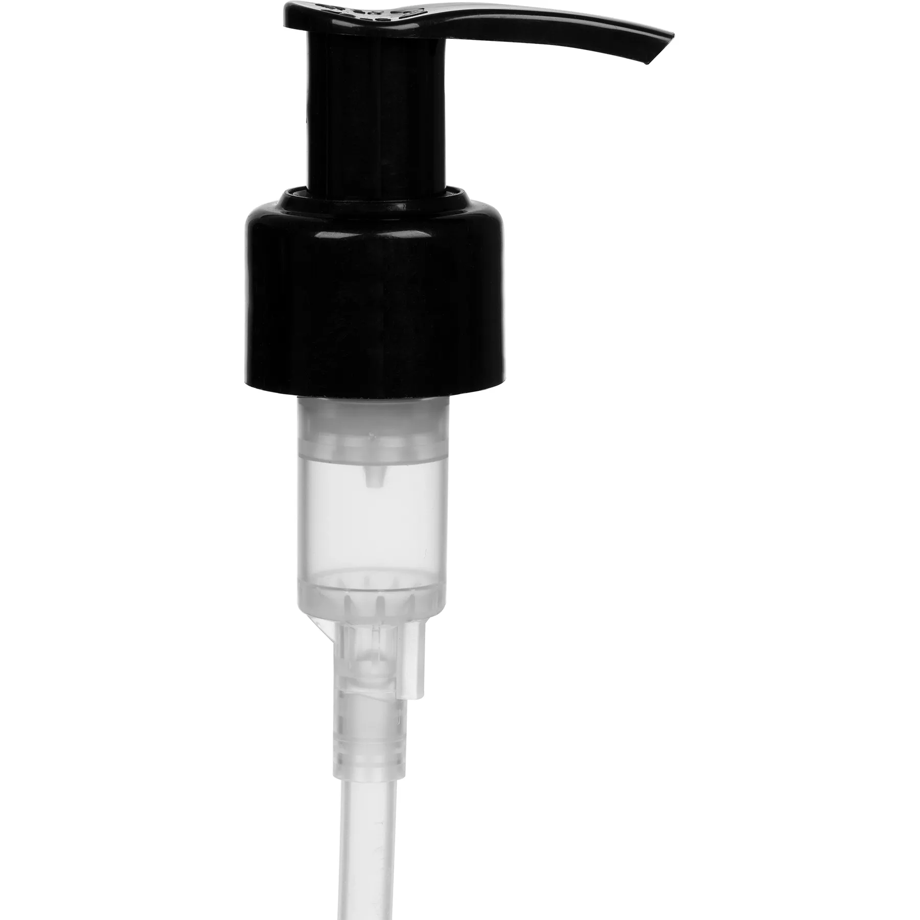 .06 oz. Black Smooth Dispensing Pump, 10" Dip Tube, 24mm 24-410