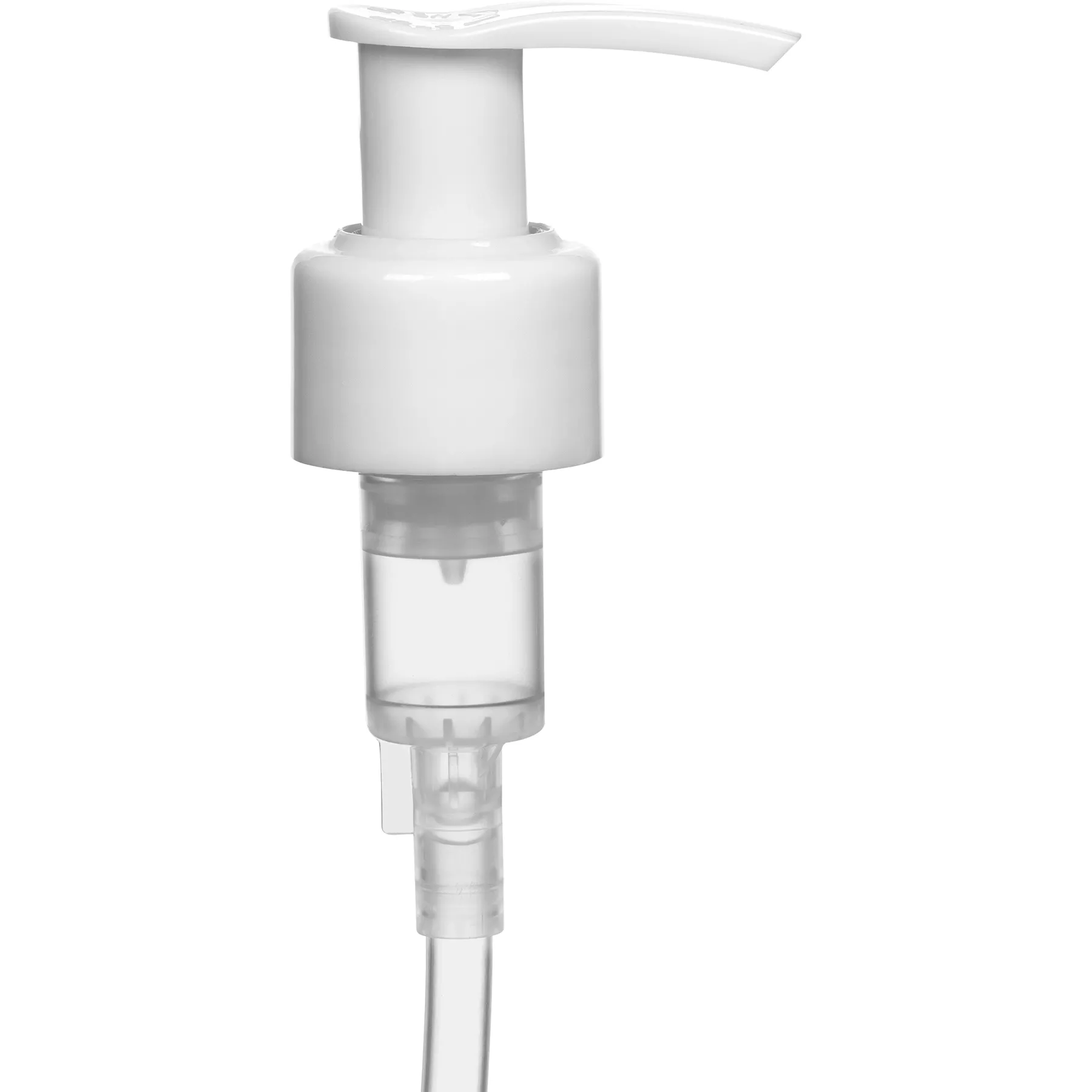 .06 oz. White Dispensing Pump, 10" Dip Tube, 24mm 24-410
