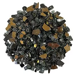 1/2" Black Gold Reflective 10 lbs Retail Bag