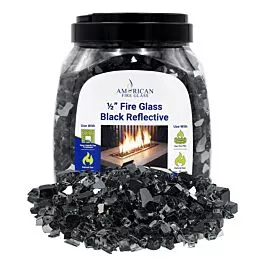1/2" Black Reflective | 10 lbs (Jar)