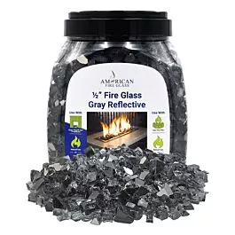 1/2" Gray Reflective | 10 lbs (Jar)