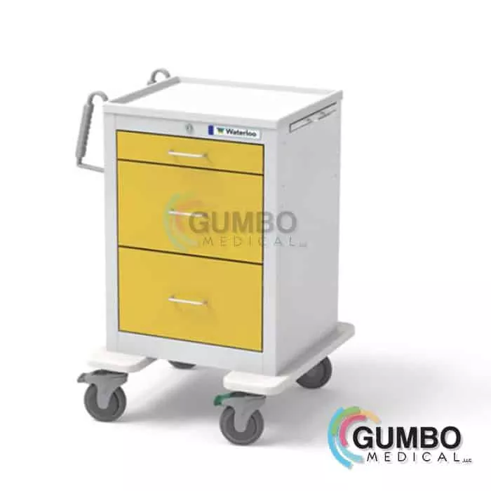 3-Drawer Med Jr With Lock