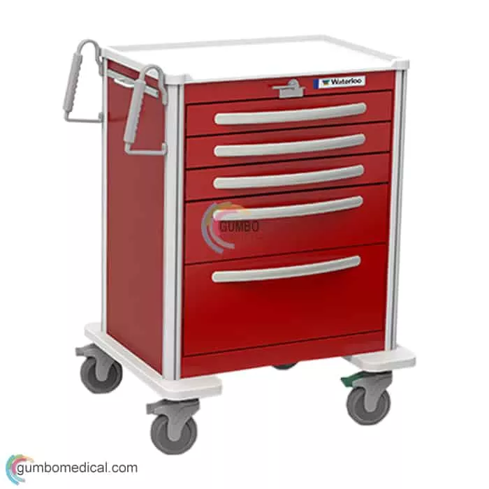 5-Drawer Medium Emergency Cart