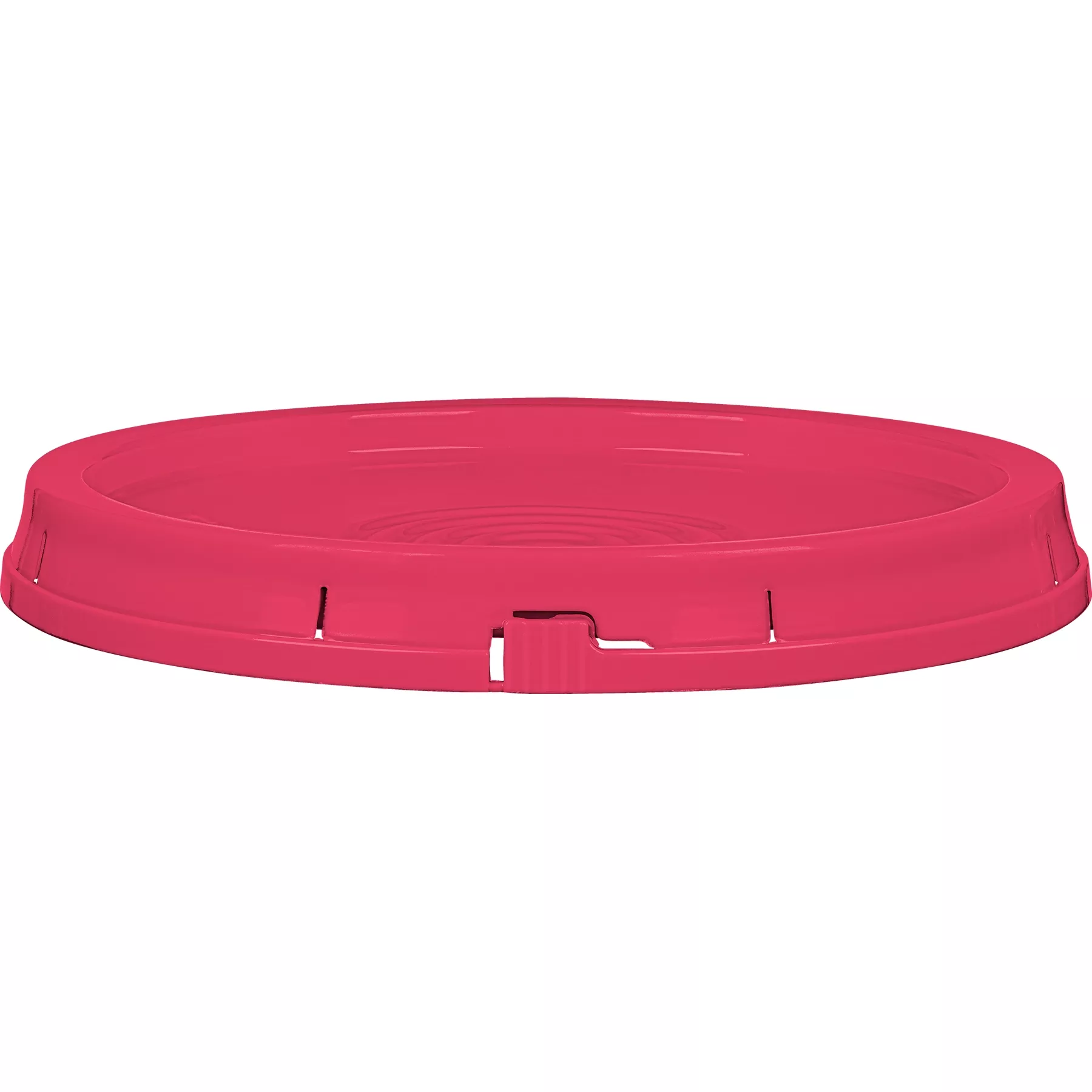 5 Gallon Dark Pink Tear Strip Plastic Pail Lid w/Gasket (P5 Series)