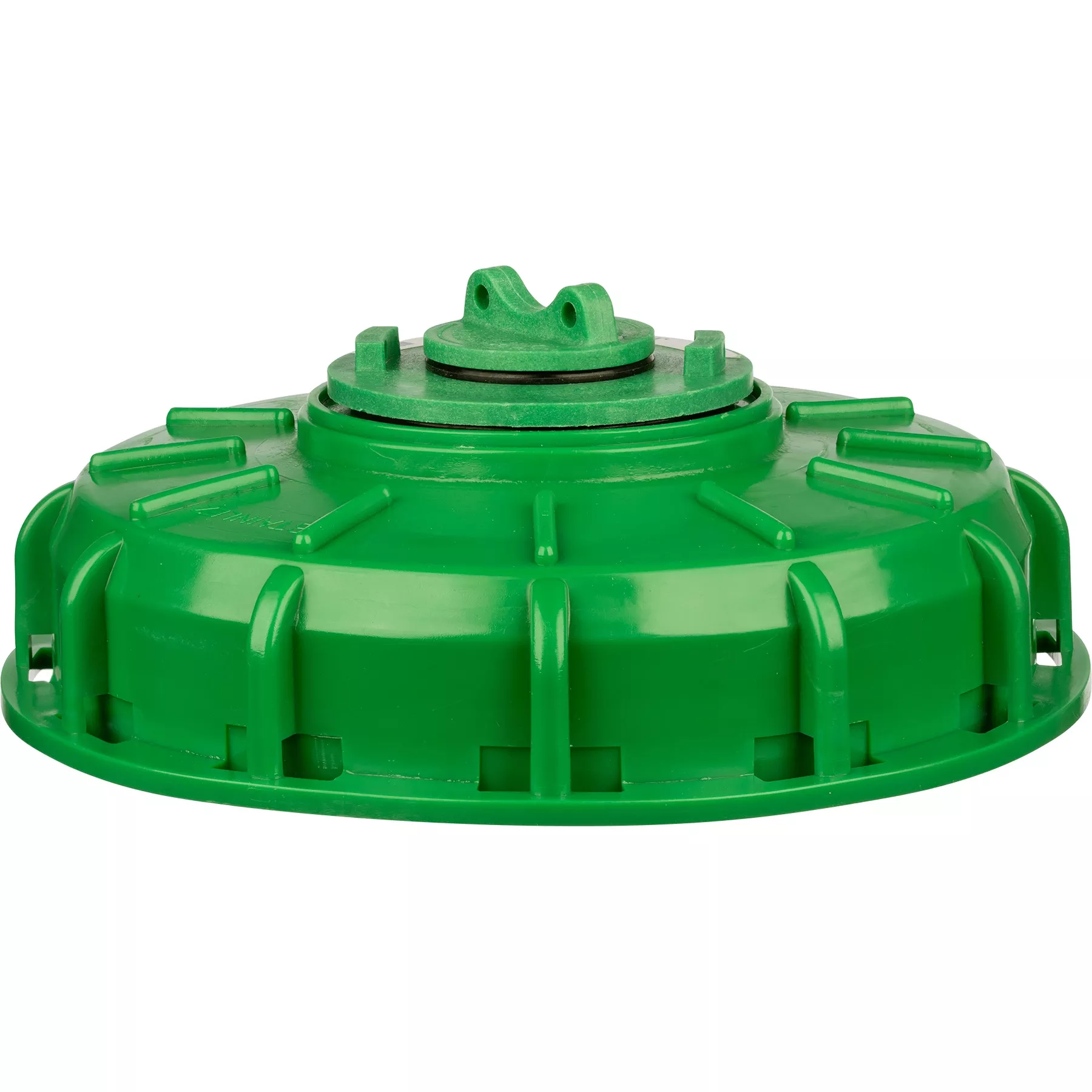 6" Green Top Fill Port Screw Cap, 2" NPT Plug