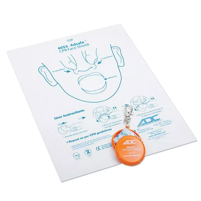 ADC Adsafe CPR Face Shield with Keychain