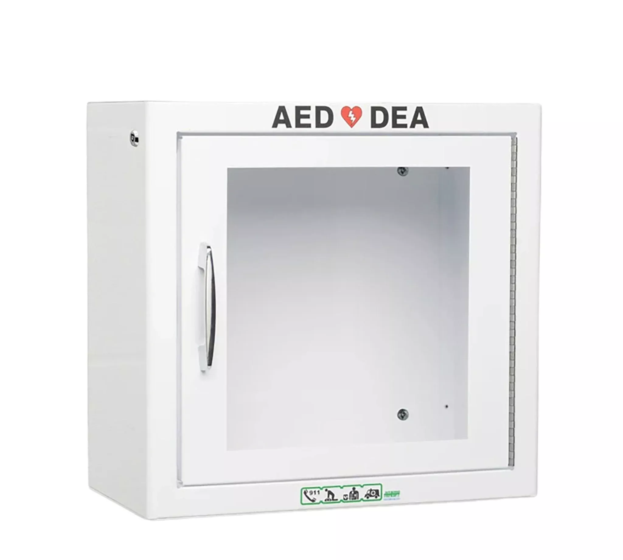 AED CABINET, SURFACE, 34.3 X 33 X 12.7CM