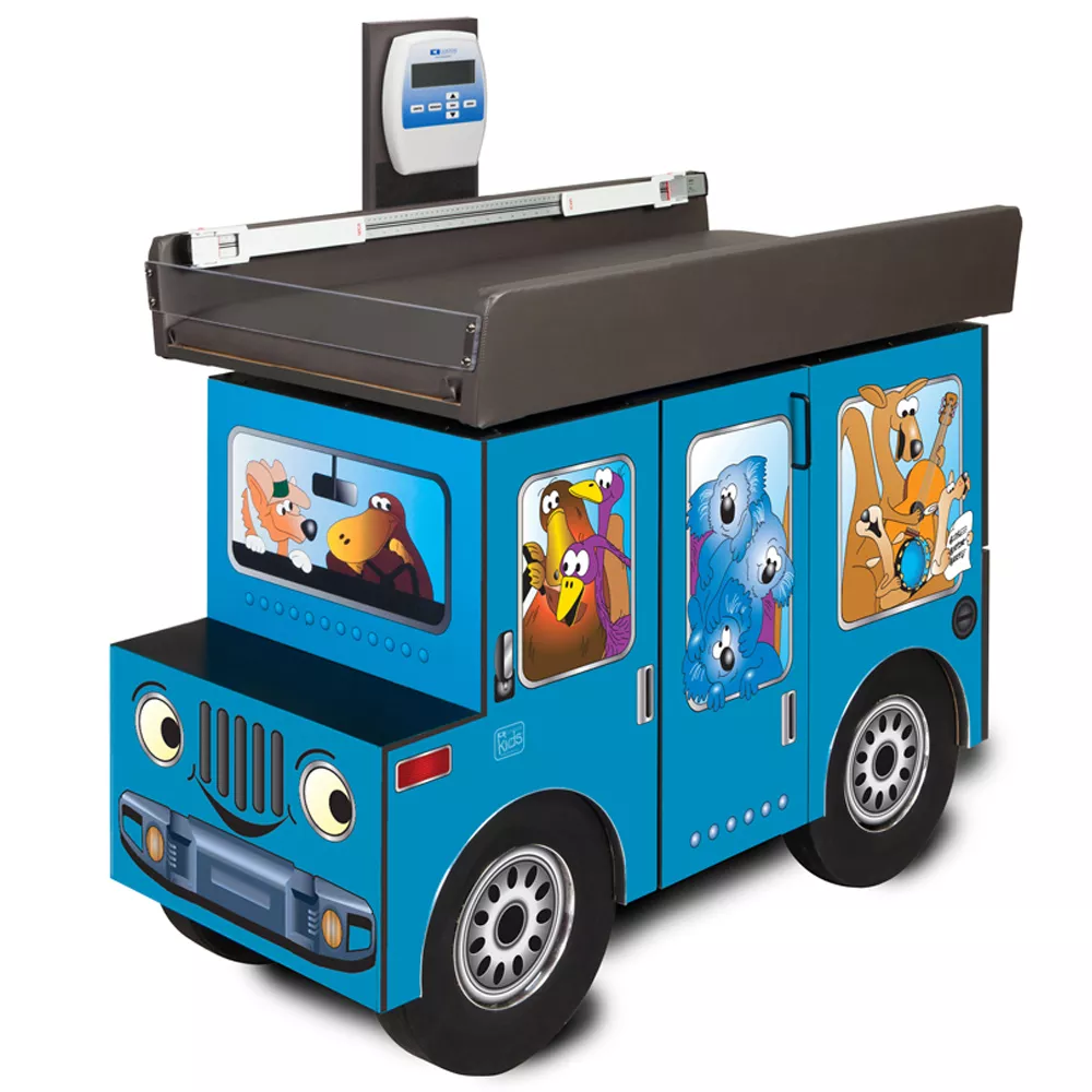 Animal Pals Outback Buggy Pediatric Digital Scale Table w/2 Door Storage