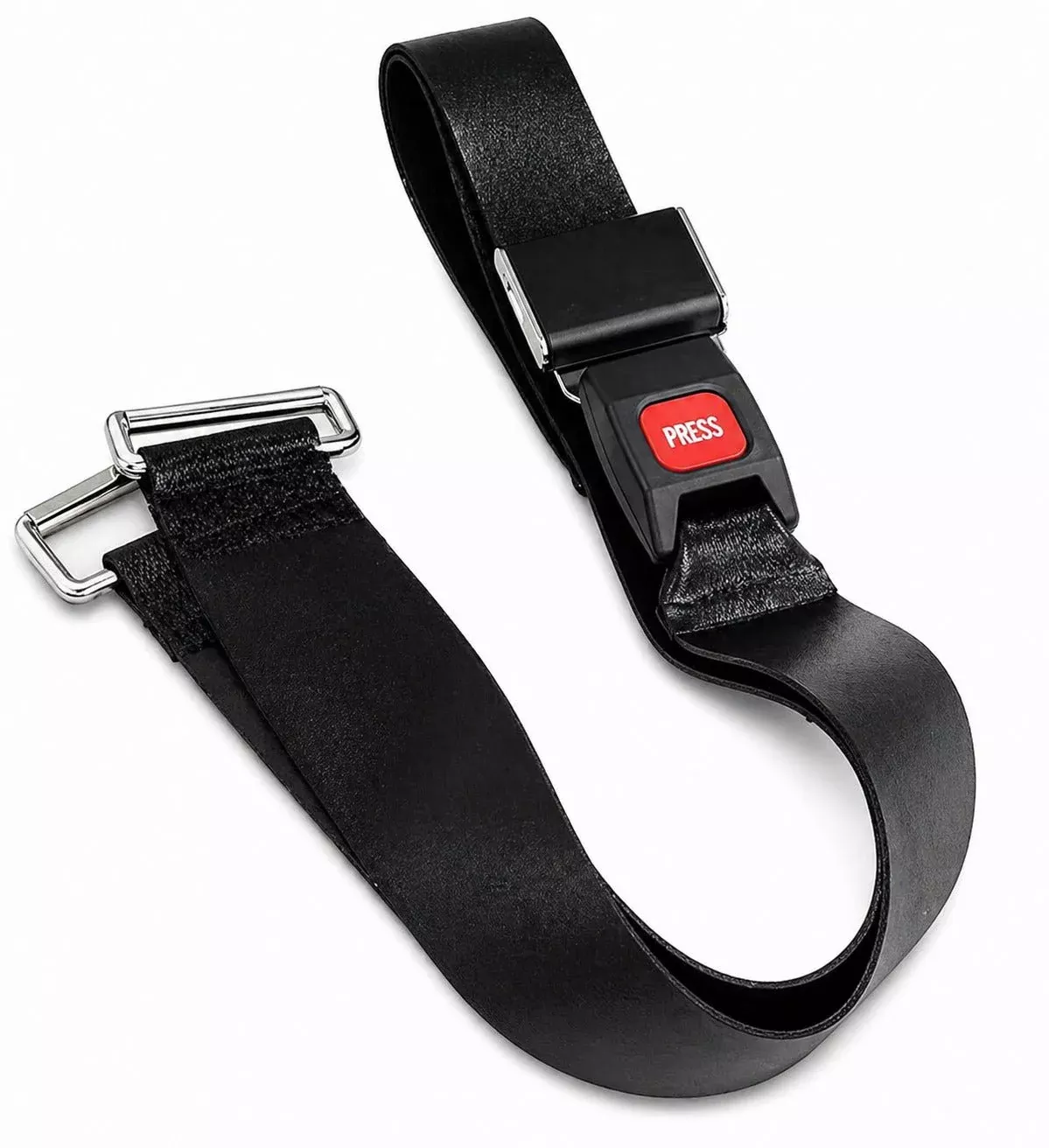 BioThane G1 2-Piece Restraint Strap with Metal Buckle & Metal Loop, 5FT - CASE OF 24