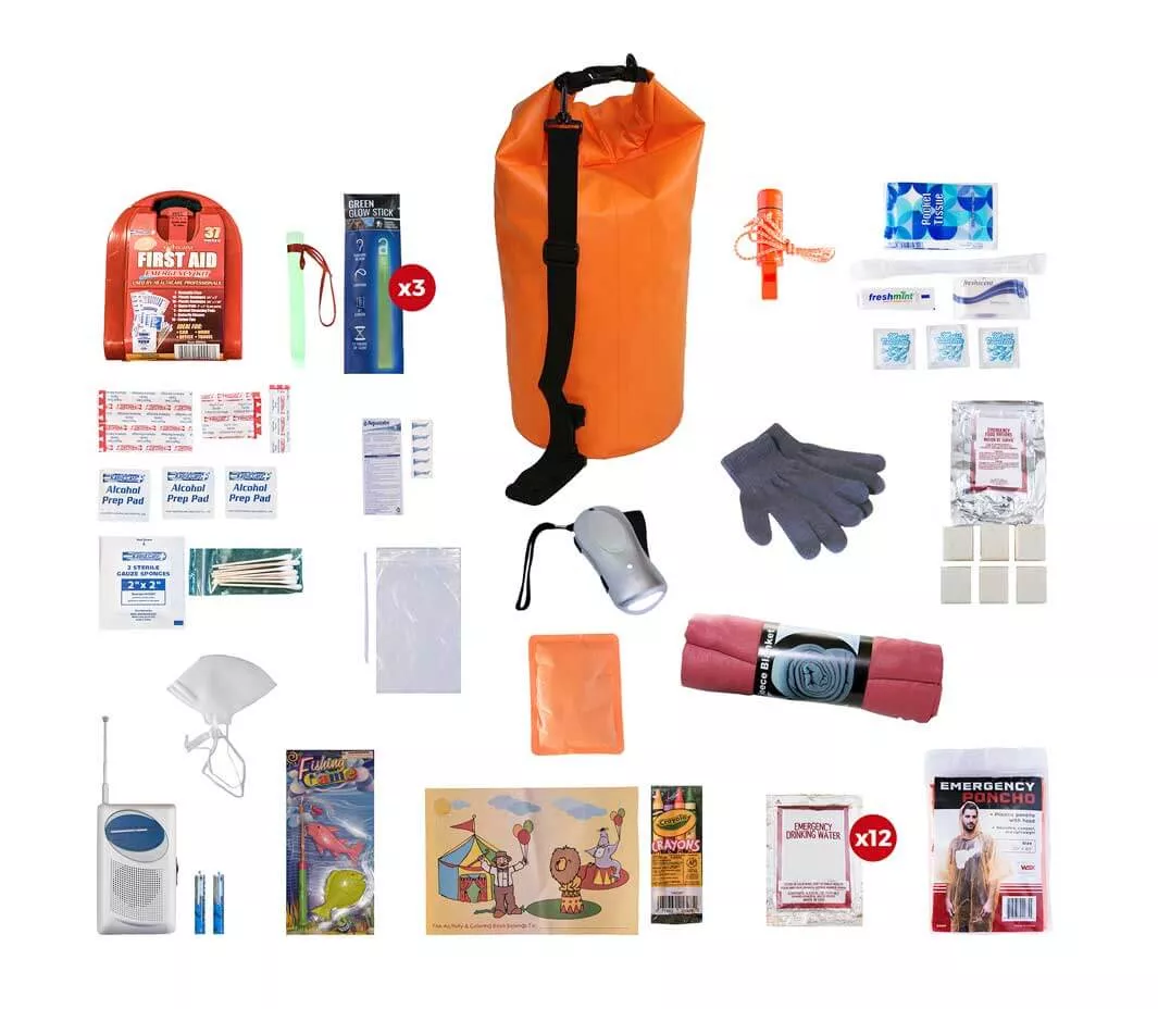 Children’s Survival Kit – 72-Hour Emergency Preparedness Dry Bag