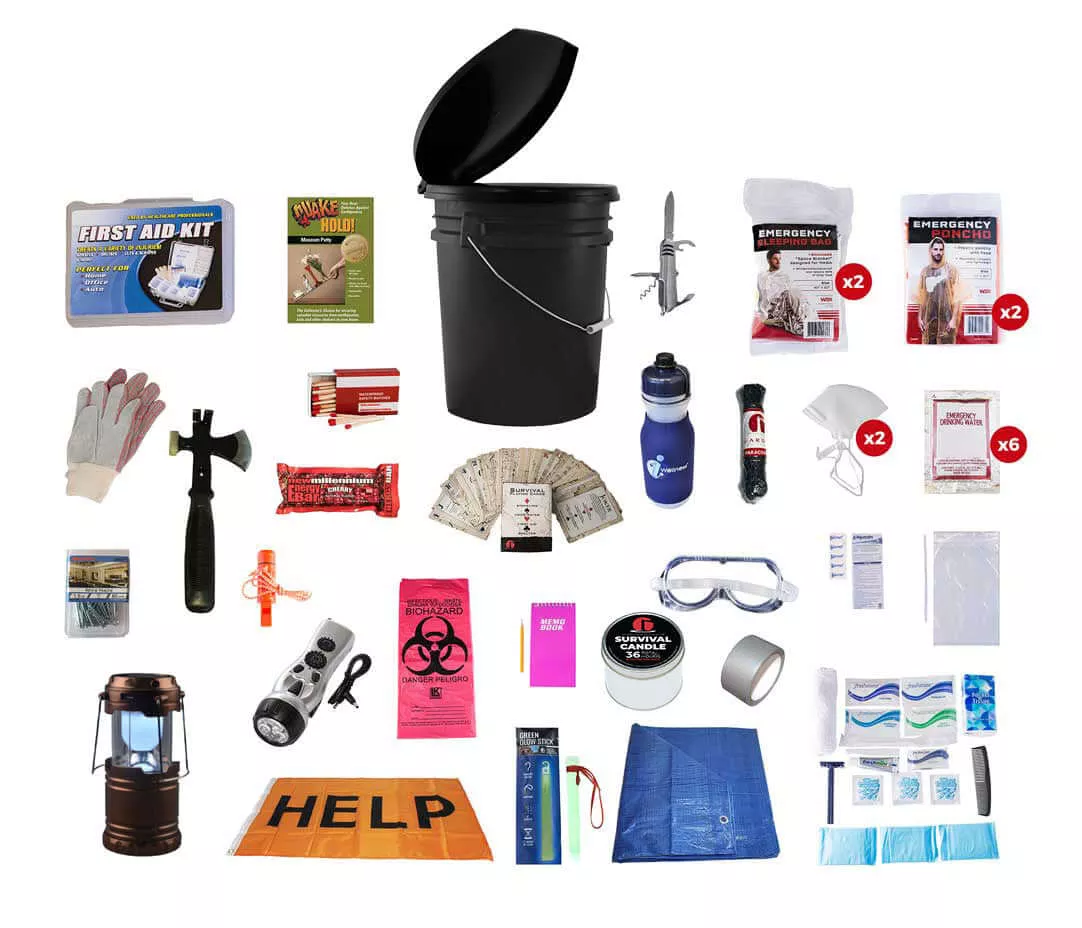 Hurricane Emergency Kit Bucket
