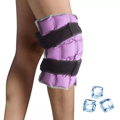 ???????????????????????????????? Ice Pack for Injuries Reusable with Adjustable Strap, Cold Pack Wrap Large Hot Cold Compress Pad, for Back, Shoulder, HIPS, Knee