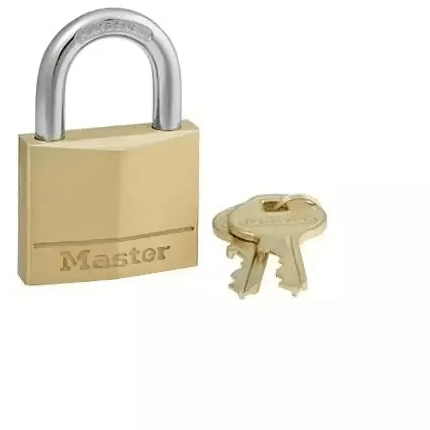 Masterlock 40mm Brass Padlock - Keyed Alike (KEY # 1G014)