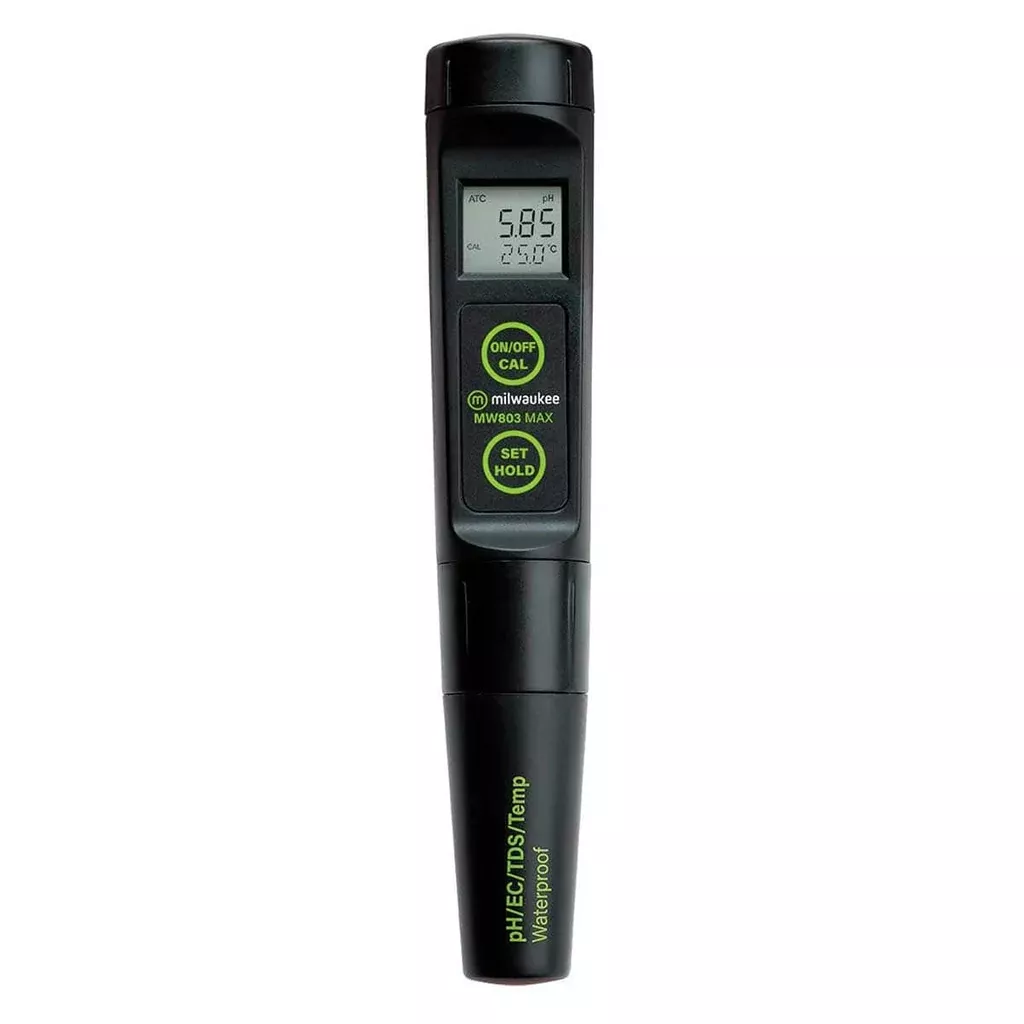 Milwaukee MW803 MAX Waterproof Low Range 4-in-1 pH/EC/TDS/Temperature Tester