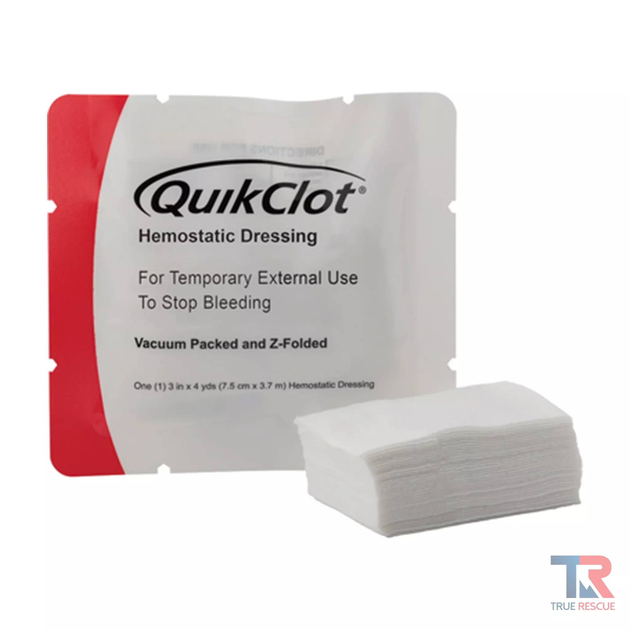 QuikClot Bleeding Control Dressing, Z-Fold