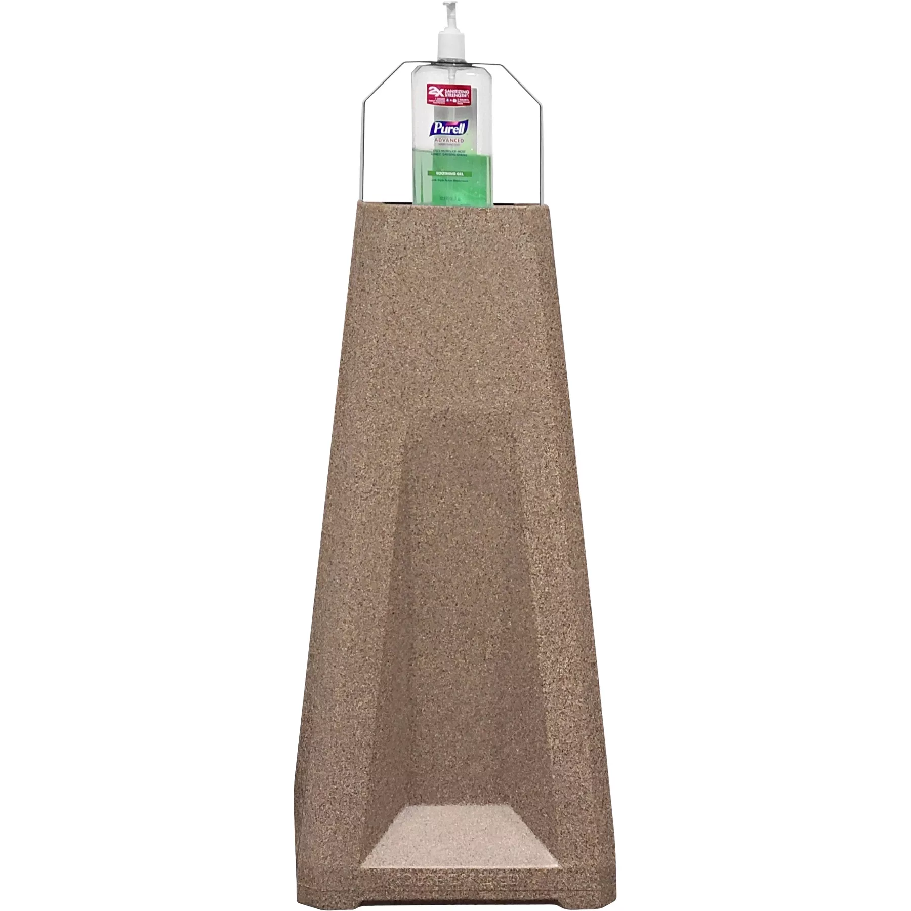 Sandstone Universal Hand Sanitizer Stand w/Hoop Bracket