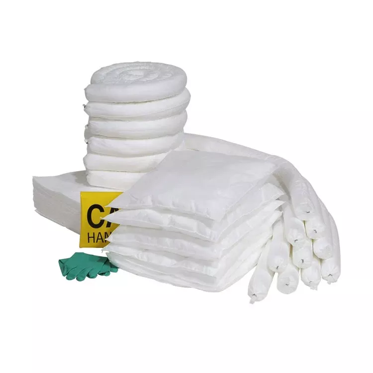 SpillTech Oil-Only Spill Kit Refill 65 Gal Capacity Sorbent Pads 42 lbs
