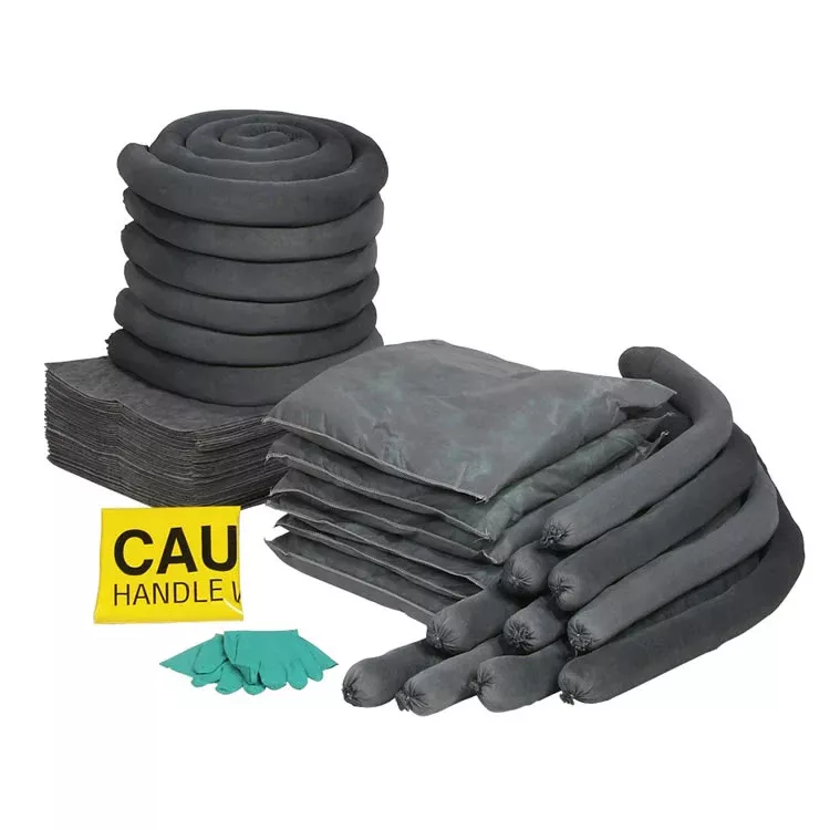 SpillTech Universal Spill Kit Refill 65 Gal Capacity 50.4 Gal Absorption 2 Pack