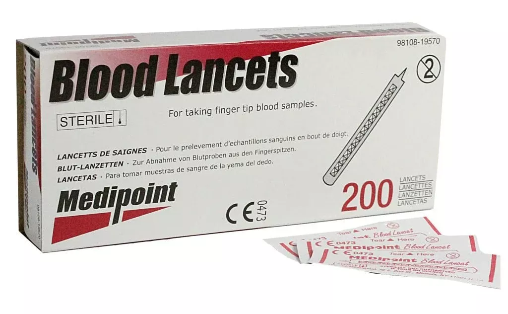 STEEL BLOOD LANCETS