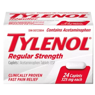 Tylenol Regular Strength 325 MG- 24