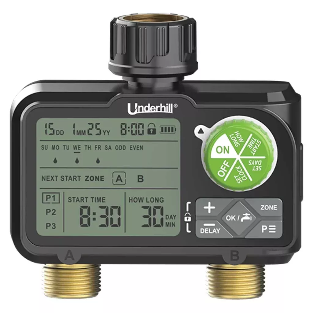 Underhill Dual-Zone Digital Hose Timer