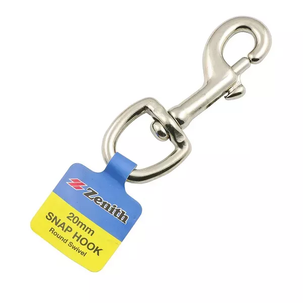 Zenith Round Swivel Snap Hook Nickel Plated
