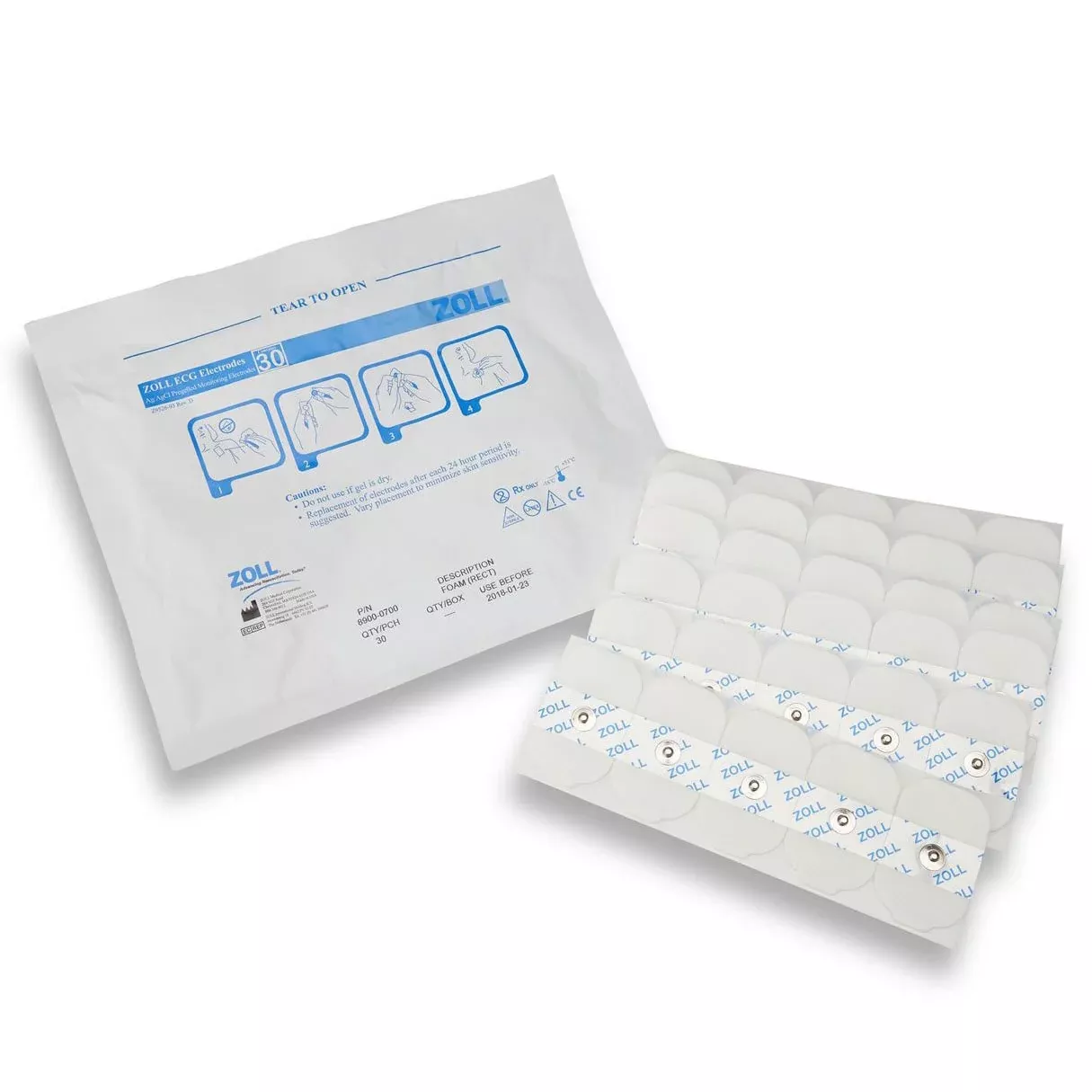 Zoll Liquid Gel ECG Monitoring Electrodes (600/Case)