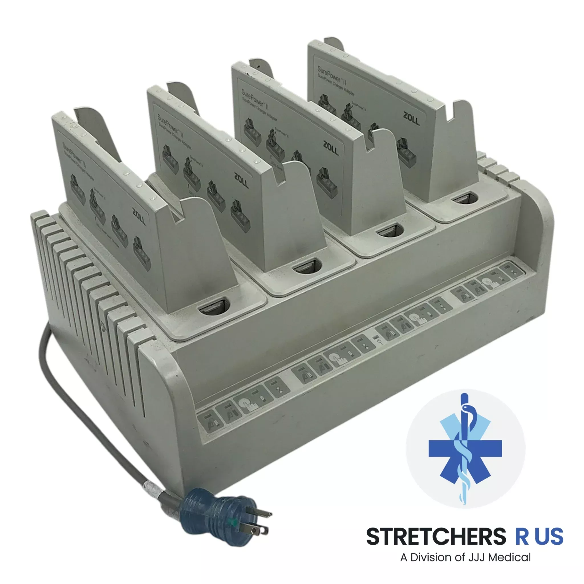 ZOLL SurePower 4-Bay Charging Station Kit with 4 Adapters