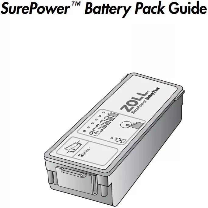 ZOLL SurePower Battery Instructions